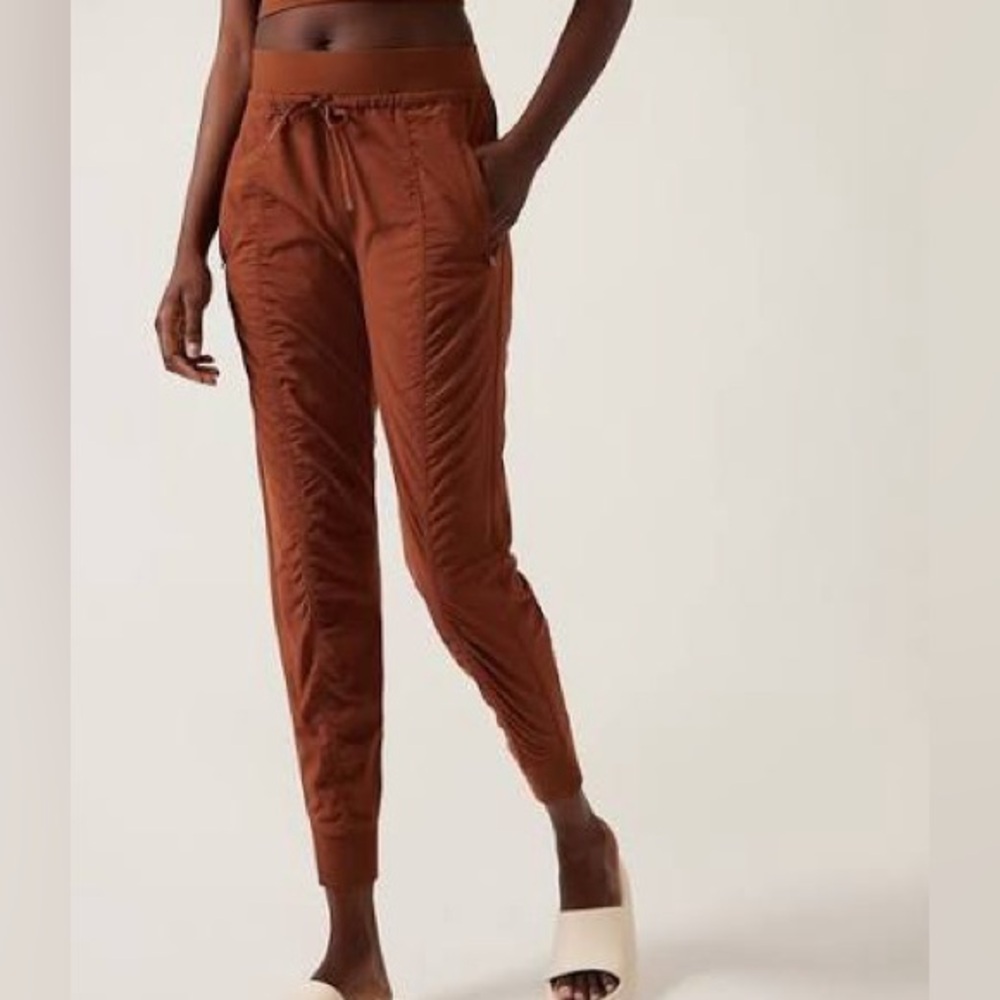 Athleta Attitude Mid Rise Jogger in Ancient Mahogany